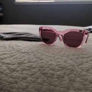 J. Crew Women’s Pink Transparent Wayfarer